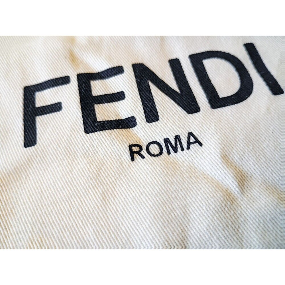Fendi Roma Authentic Canvas Drawstring Dust Bag S… - image 2